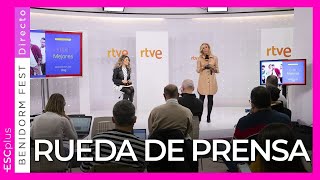 Rueda de prensa RTVE Benidorm Fest 2022  21012022 [upl. by Fredrika]