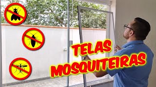 Tela Mosquiteira  Como montar e instalar kit Tela Mosquiteira CRISDAN [upl. by Tera]