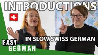 Introduce Yourself in Slow Swiss German  Super Easy German 248 [upl. by Dearr]