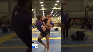 Triangle Attempt On a Super Heavyweight IBJJF Jiu Jitsu Con 2024 [upl. by Layman]