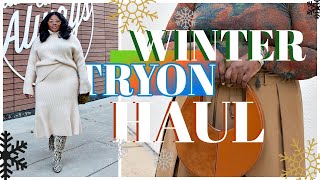 WINTER TRY ON HAUL  What to Buy NOW EASY OUTFITS  ESSENTIALS Every Curvy Woman Should Own in 2024 [upl. by Assirram856]