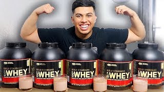 I Tried NEARLY Every WHEY Protein Shake Flavour [upl. by Fidele]