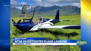 NTSB probes emergency landing of singleengine plane at Lualualei Naval Base [upl. by Herc]