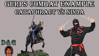 GURPS Combat Example Cataphract vs Ninja [upl. by Amian227]