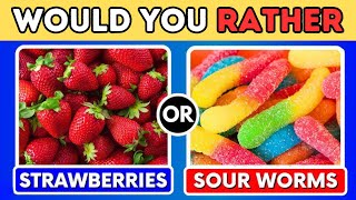 Would You Rather The Junk Food vs Healthy Food Edition [upl. by Keegan621]