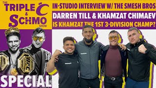 Khamzat Chimaev amp Darren Till Exclusive Behind Curtain of Smesh Bros [upl. by Adniled]