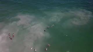 Wrightsville Beach NC Rip Current Drone Footage [upl. by Kcirdes]