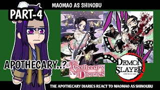 the apothecary diaries react to maomao as shinobu  part4 [upl. by Ennaer]