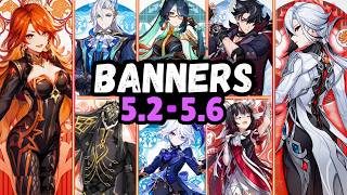 NEW UPDATE 5256 CHARACTER BANNER ROADMAP CHRONICLED WISH MAUVIKA amp RERUNS  Genshin Impact [upl. by Letty]