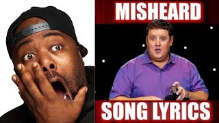 First Time Hearing  Peter Kay  Misheard Lyrics Reaction [upl. by Lamori]