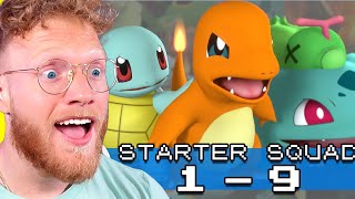 POKEMON STARTER SQUAD POKEMON ANIMATION [upl. by Aramal]