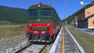 La Transiberiana dItalia alla stazione di Palena [upl. by Neelyt]