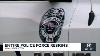 Lansing police force resigns [upl. by Icram96]