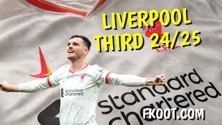 LIVERPOOL 202425 Third Shirt Review FKTTOCOM [upl. by Atiraj]