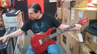 Demo of PRS SE CUSTOM 24 Limited Edition RUBY RED [upl. by Berkly366]