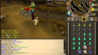 Ranged XP per Hour with ChinningRed Chinchompas in Ape Atoll Dungeon [upl. by Jandel]