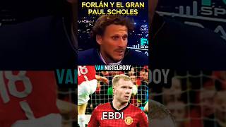 🤯PAUL SCHOLES FUE UN CRACK DIEGO FORLÁN ALUCINABA EN EL MANCHESTER UNITED futbol uruguay shorts [upl. by Farlie308]