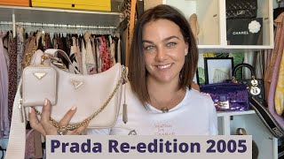 FIRST IMPRESSIONS  PRADA REEDITION 2005  SAFFIANO LEATHER [upl. by Riebling201]