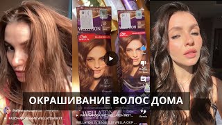 WELLATON INSTENSE 50 окрашивание волос дома Краской WELLA в коричный оттенок [upl. by Eecart476]