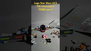 Lego Star Wars UCS TIE Interceptor 75382 part 1 lego jdpbuilds starwars legostarwars [upl. by Marigolda]