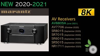 Marantz 2021 8K AV Receivers Processors vs Denon [upl. by Lovell]