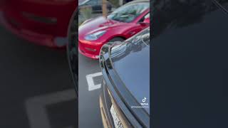 Tesla Model 3 NEW Deck Spoiler Order Yours at hautopartcom Using Black Friday Promocode HS420 [upl. by Ailet104]