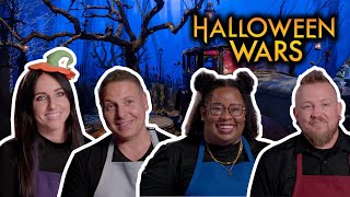 Halloween Wars Hall of Famers QampA  Halloween Wars  Food Network [upl. by Letnohc181]