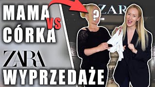 HAUL Z MAMA Z WYPRZEDAŻY W ZARA [upl. by Mufinella]