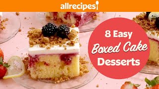 Easy Poke Cake 4 Ways [upl. by Sherwynd]