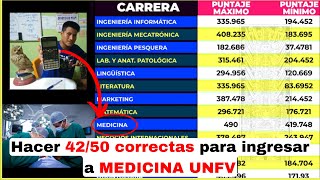 PUNTAJES MÁXIMOS y MÍNIMOS UNFV 2023  COSTOS y NUEVO REGLAMENTO ADMISIÓN UNFV [upl. by Elleinwad]