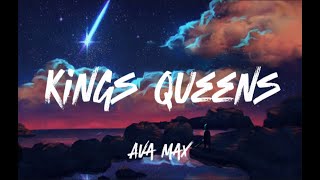 Ava Max Kings Queens Lyrics [upl. by Pelmas660]