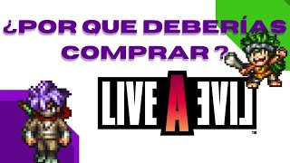 ¿Por que deberías jugar LIVE A LIVE¿Reseña [upl. by Talbott]