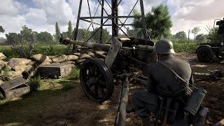 Anti Tank Gun holding the bridge at Remagen 11 vehicles destoyed Hell Let Loose PS5 Gameplay [upl. by Yorick]