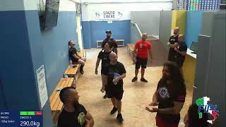 1° GARA DI POWERLIFTING OPEN CLASSIC MASCHILE qualificante WEC 2024 Cat93 4°5° GR [upl. by Ahseenyt]