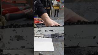 TENSIÓN CORRECTA PARA CADENA DE MOTOSIERRA✅ Stihl [upl. by Aneleh]