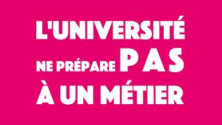 Idée reçue n°1  Luniversité ne prépare pas à un métier [upl. by Yboj]