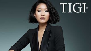 How To Dishevelled Bob  Wavy Bob  Cut amp Style Technique TIGI Copyright  copyrightyourhair [upl. by Gretal]