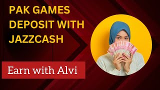 How to Deposit money in your pak games account with Jazzcash and easypaisa complete details [upl. by Esidnac285]