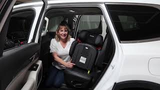 Peg Perego Flex 120 Booster Car Seat  Installation amp Features Overview [upl. by Suilmann]