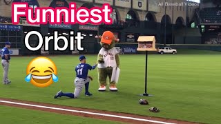 MLB  Best Funniest Moment of Astros Mascot [upl. by Enirak303]