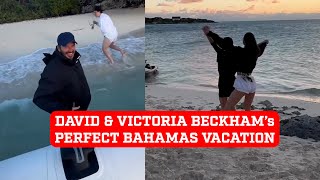 Victoria Beckham shares David Beckhams quotperfect dad sidequot in tropical paradise vacation [upl. by Arenat782]