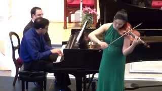 Ravel Tzigane Gypsy for violin amp piano [upl. by Ennairol341]