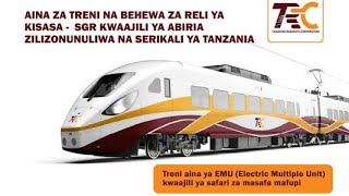 MABADILIKO YA RATIBA YA SAFARI YA TRENI MPYA YA UMEME SGR [upl. by Ier584]