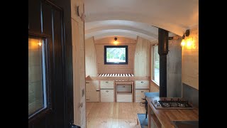 Tiny Home Shepherds Hut Tour 2022 quotThe Peerie Neukquot  The Wild Croft [upl. by Anam452]