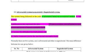 Lecture 1 Introduction of CrPC objectives of crpc adversarial system inquisitorial system [upl. by Eirased]