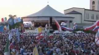 Youth Festival Medjugorje 2013 song quotHossanaquot [upl. by Ahsinik]