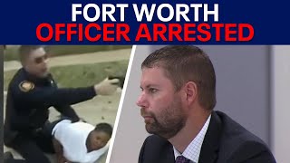 Fort Worth Police Officer William Martin arrested for offduty shooting released on bond shortly af [upl. by Nicolis]