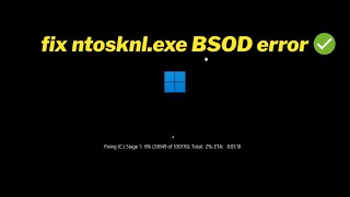 FIXED ntosknlexe BSOD error [upl. by Formica]