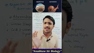 Hibernation and Aestivation l biology neet class12 neet2025 hibernate bio anubhawsirbiology [upl. by Byrd]