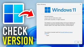 How To Check Windows Version  Full Guide [upl. by Feldman670]